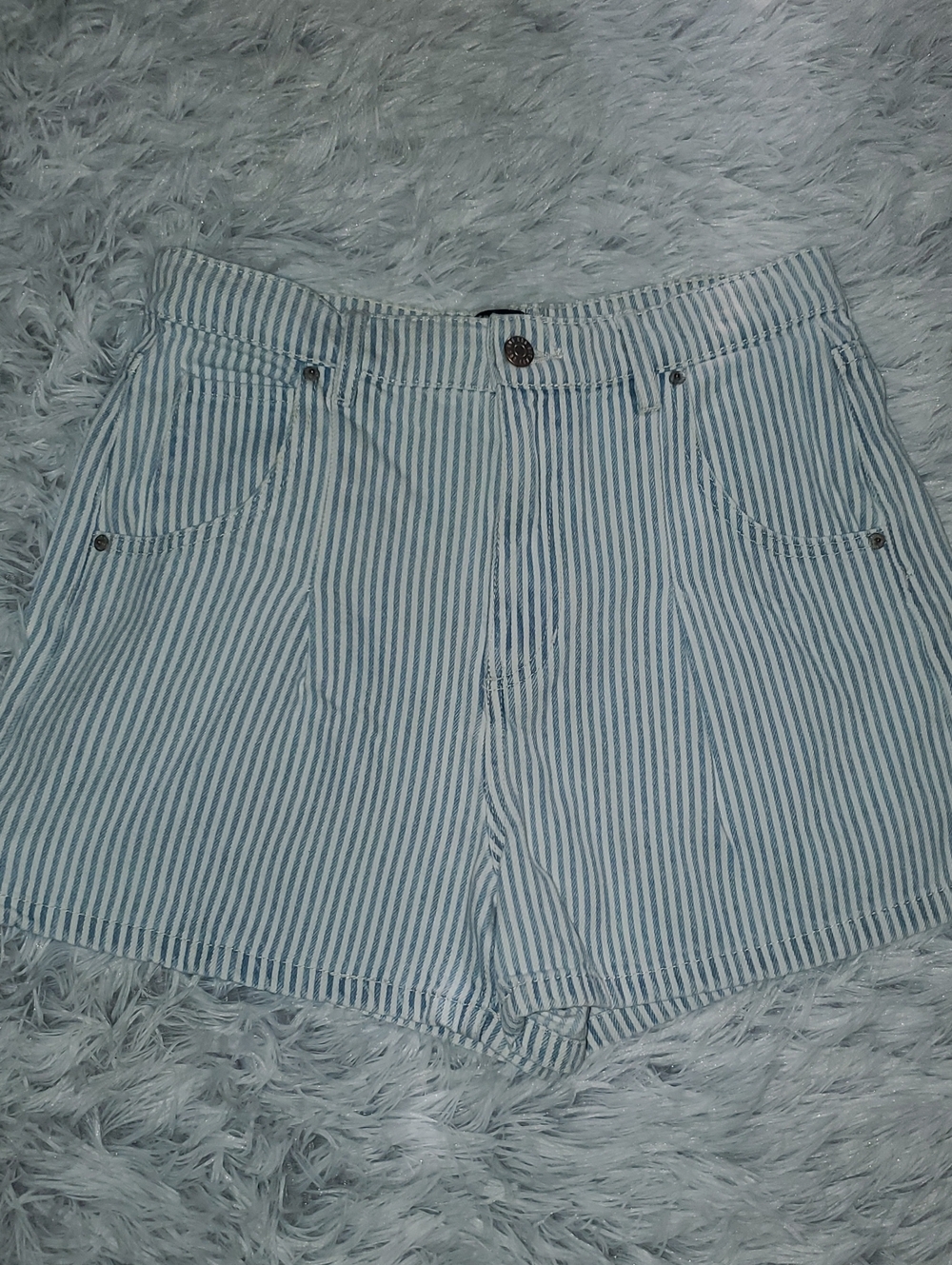 *BDG Urban Outfitters Striped Blue and White Women’s Shorts*